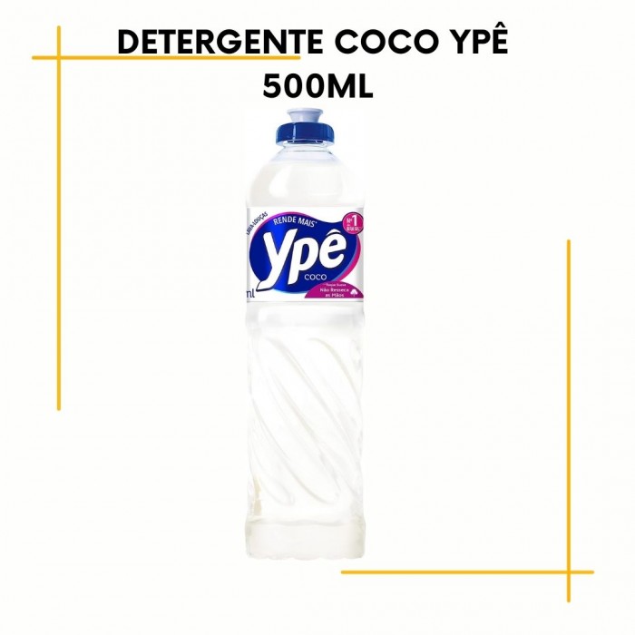Detergente-Coco ou Neutro 500ml -Ypê