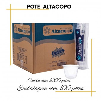 Pote descartável Altacoppo