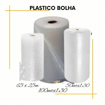 Bobina de Plástico Bolha em 3 tamanhos
