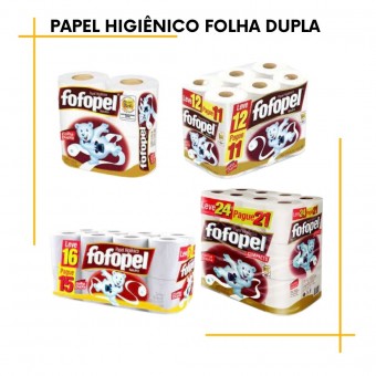 Papel Higiênico Fofopel folha Dupla