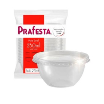 POTE BOWL 250ML C/20 PRAFESTA