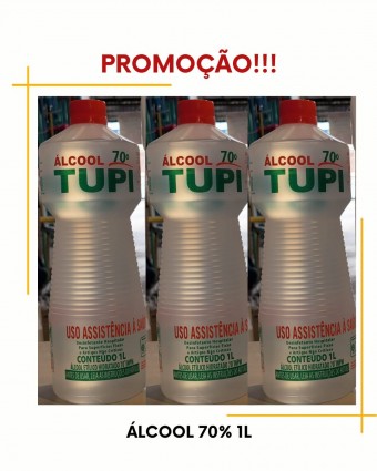 Alcool Liquido 70% TUPI 1 litro