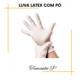 Luva Látex Descartável com pó