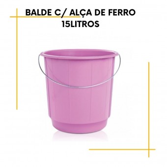 Balde Alça de Ferro - 15 Litros 