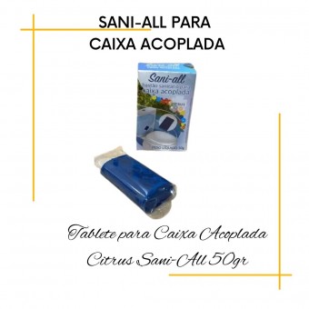 Tablete para Caixa Acoplada Citrus Sani-All 50gr - Sani All
