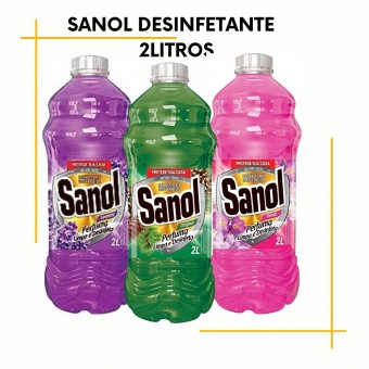 Desinfetante Bactericida Sanol 2Litros, 