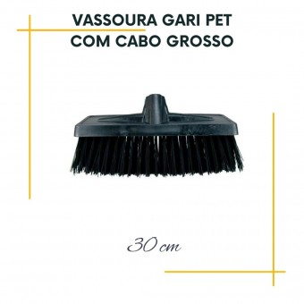 Vassoura Gari com Cabo Grosso de 28mm