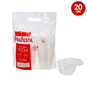 POTE BOWL 500ML C/20 PRAFESTA