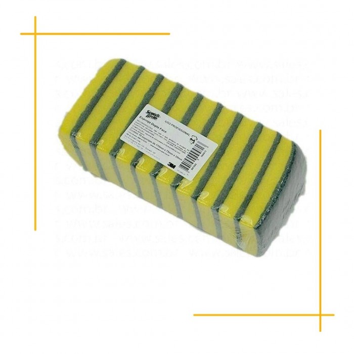 Esponja Multiuso com 1 ou 10 unidades  Scotch-Brite