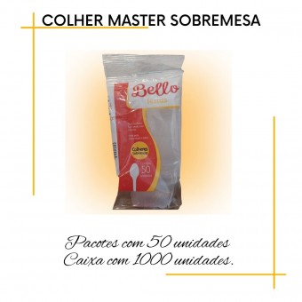 Colher Sobremesa Descartáveis Bellocopo 