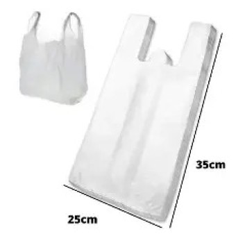 SACOLA BRANCA 25X35 C/500GR