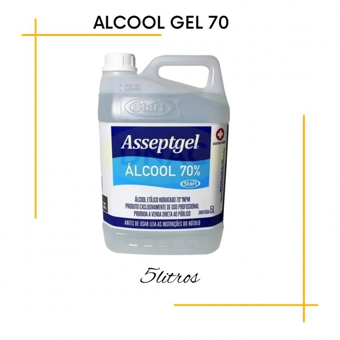 Álcool gel 70 Assaptgel/Star