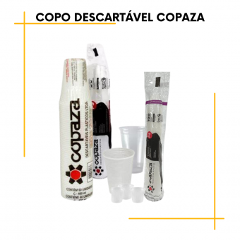 Copo Descartável transparente-Copaza