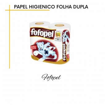 Papel Higiênico Fofopel folha Dupla