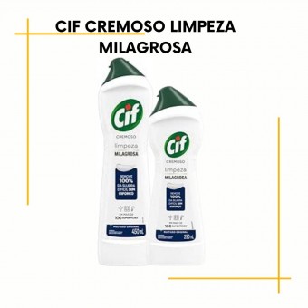 Limpador Cremoso Limpeza Milagrosa Original  Cif 