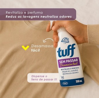 Sem Passar Tuff Desamassa Fácil Spray 350ml