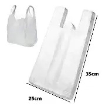 SACOLA BRANCA 25X35 MILHEIRO