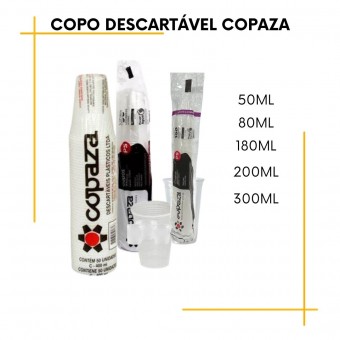 Copo Descartável Branco-Copaza