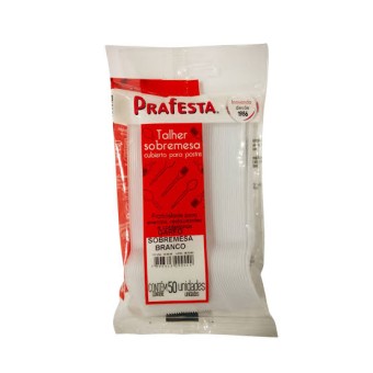 GARFO SOBREMESA C/50 BRANCO PRAFESTA