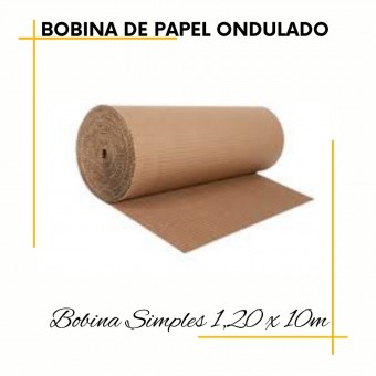 Bobina, Rolo de Papelão Ondulado  1.20 X10M