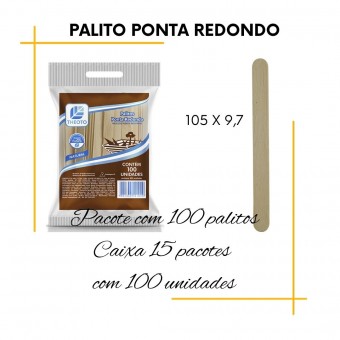 Palitos pacote com 100 unidades Theoto