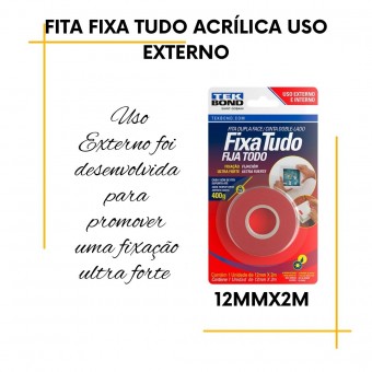 Fita Adesiva Dupla Face uso Externo - Tek Bond
