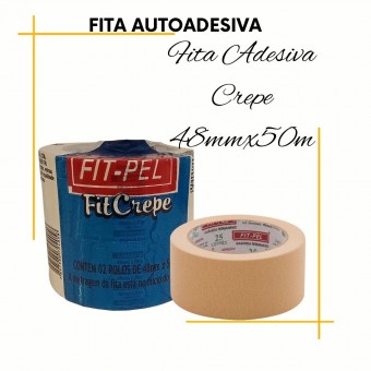 Fita Crepe Auto Adesiva - Fit Pel