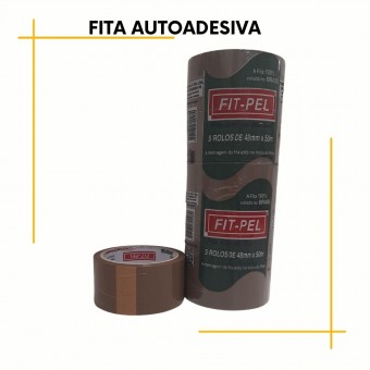 Fita Adesiva Marrom unidade- Fit Pel