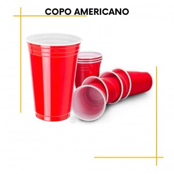 Copo descartável Estilo Americano para Drinks 300 e 400ml - Copobras