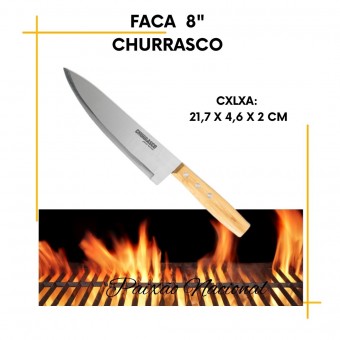 Facas para Churrasco Linha Paixão Nacional- Gourmet Mix
