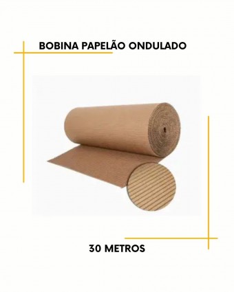 Bobina, Rolo de Papelão Ondulado 1.20 X30MTS