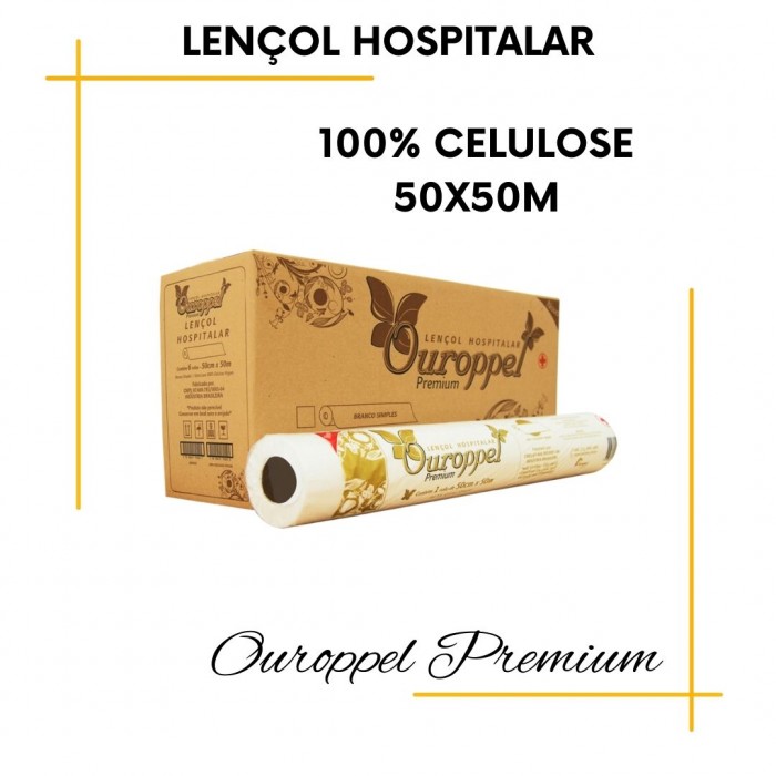 Lençol  Descartável para Maca em 2 tamanhos -Ouropel-unidade