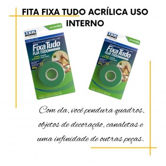 Fita Adesiva Dupla Face uso Interno- Tek Bond