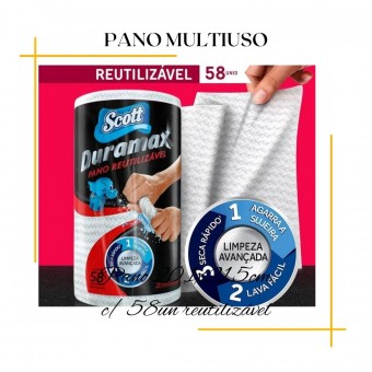Pano Reutilizável Duramax Rolo- Scott