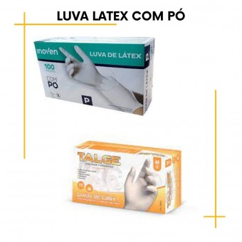 Luva Látex Descartável com pó