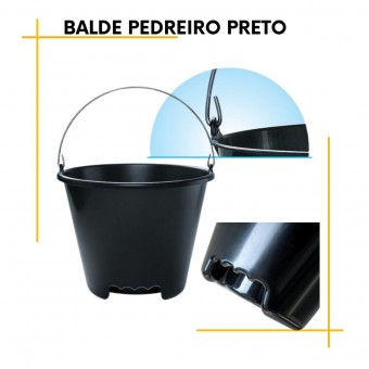 Balde Pedreiro  Plástica Uninjet
