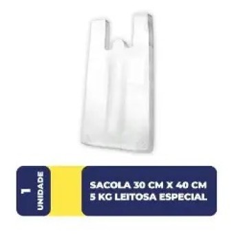 SACOLA LEITOSA 30X40 5KG