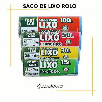 Saco Lixo  Econômico - Fortlar