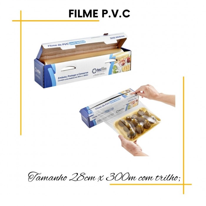 Filme P.V.C. com suporte
