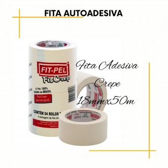 Fita Crepe Auto Adesiva - Fit Pel
