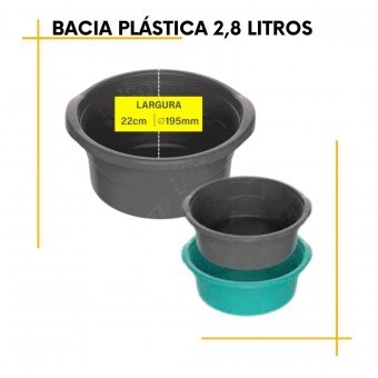Bacia Plástica Uninjet