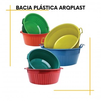 Bacia Plástica Arqplast