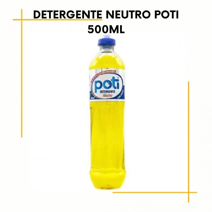 Detergente Líquido Neutro - 500ml- Poti 