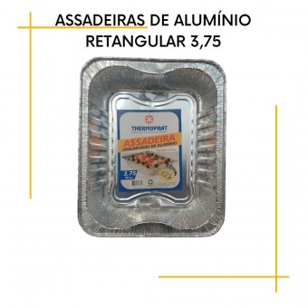 Assadeira e Formas de Alumínio Descartável Retangular 3.750 6.400e 8.500Litros Thermoprat