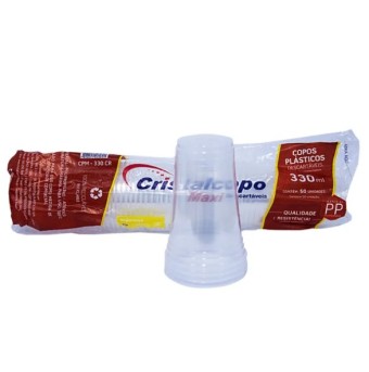 COPO CRISTALCOPO PP 330ML C/50
