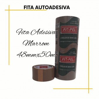 Fita Adesiva Marrom unidade- Fit Pel