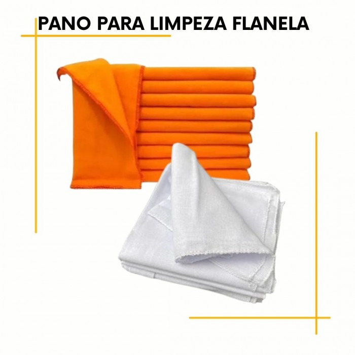 Pano para Limpeza de Flanela Unidade