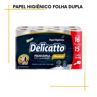Papel Higiênico F.Dupla Premium Delicatto