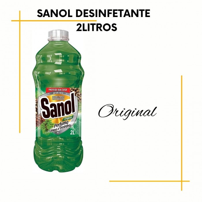 Desinfetante Bactericida Sanol 2Litros, 