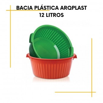 Bacia Plástica - 12 litros